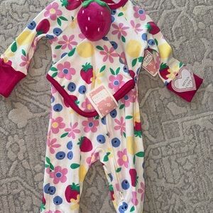 Baby girl outfit set 3 months